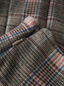 NAME IT Plisseret Nederdel Rarpu Seal Brown